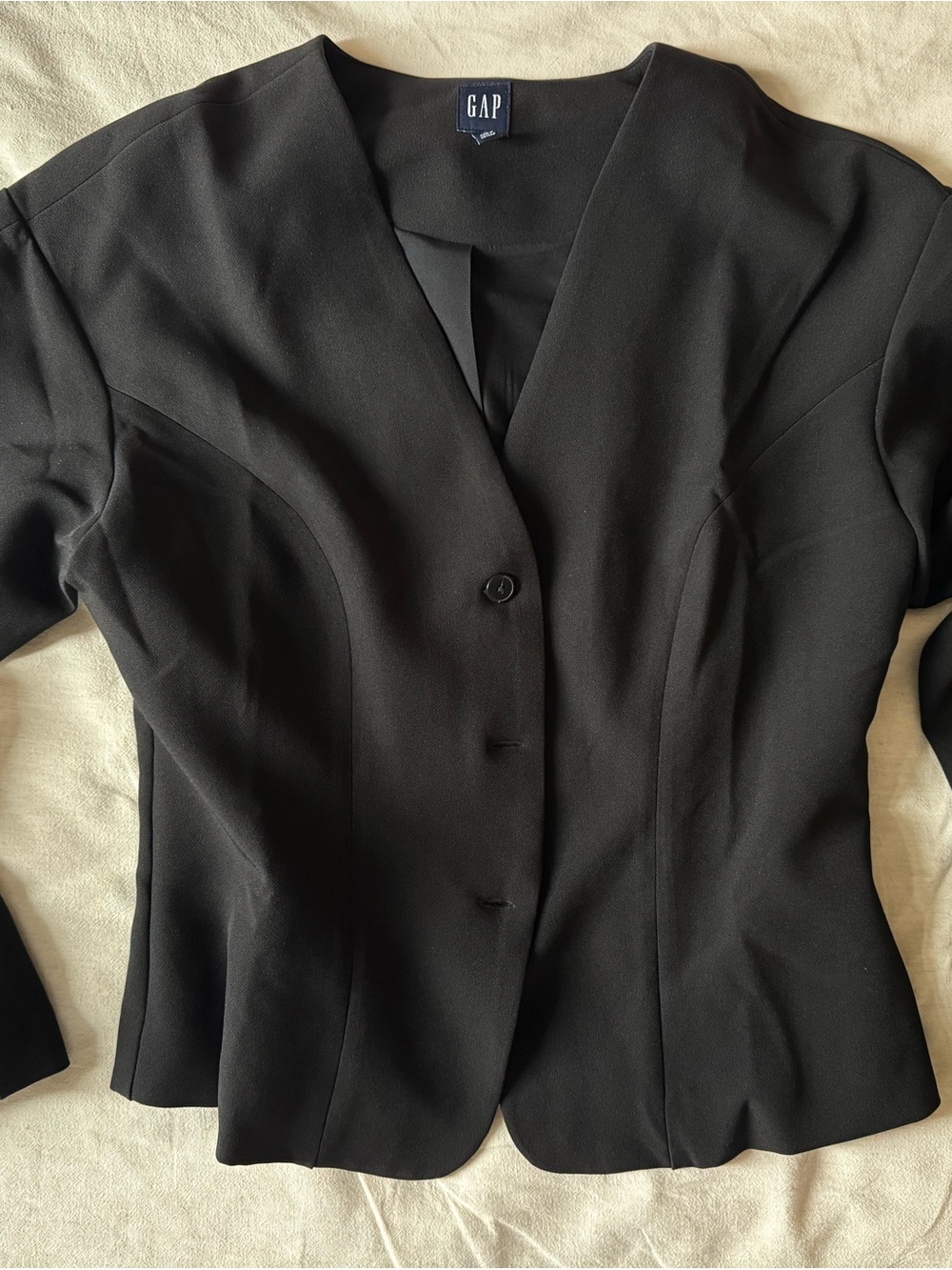 GAP Black Fitted Women's Blazer